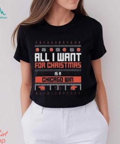 All I Want For Christmas Is An Chicago Bears Win T Shirt