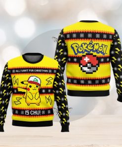 All I Want For Christmas Is CHU! Ugly Christmas Sweater