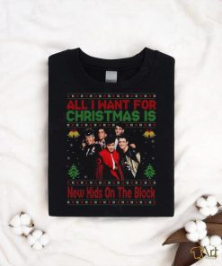 All I Want For Christmas Is New Kids On The Block NKOTB Shirt