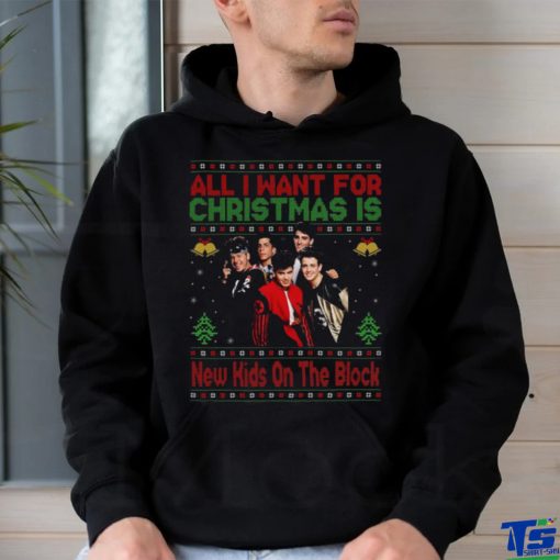 All I Want For Christmas Is New Kids On The Block NKOTB Shirt