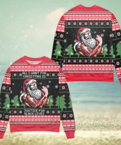 All I want for Christmas is justice for black lives Christmas sweater