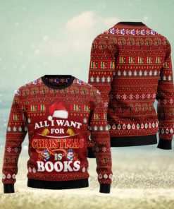 All i want for Christmas is book Christmas sweater