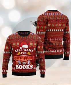 All i want for Christmas is book Christmas sweater