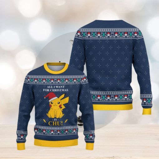 All i want for christmas is chu Christmas sweater