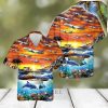 US Army Signal Corps (USASC) Branch Insignia Hawaiian Shirt Summner Vacation Shirt