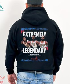 Allen I Verson Extreme Legendary Philadelphia 76ers On 2ks Impact On Hoops Culture T Shirt