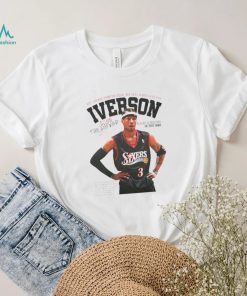 Allen Iverson Philadelphia 76ers basketball you can hide from the devil but he’ll always find you signature information retro shirt