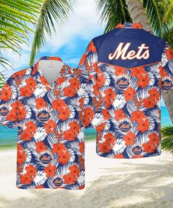 Aloha MLB New York Mets Hawaiian Shirt Hibiscus Flowers Beach Gift For Him