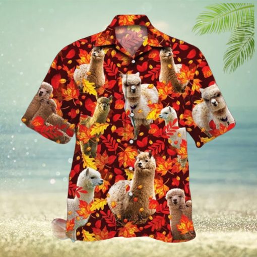 Alpaca Hawaiian Shirt