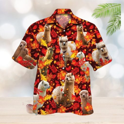 Alpaca Hawaiian Shirt