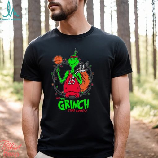Alstyle How The Grinch Stole Ankles Basketball Christmas Gift T Shirt
