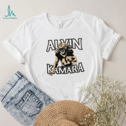 Alvin Kamara number 41 New Orleans Saints football player retro shirt