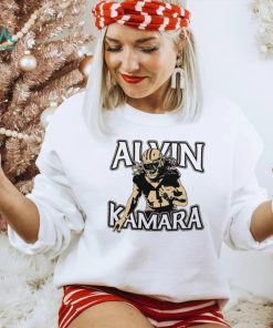 Alvin Kamara number 41 New Orleans Saints football player retro shirt
