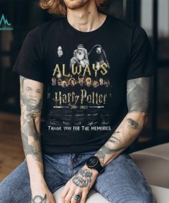 Always Harry Potter 2001 – 2023 Thank You For The Memories Signature T Shirt