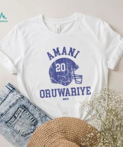 Amani Oruwariye New York G Helmet Font Shirt