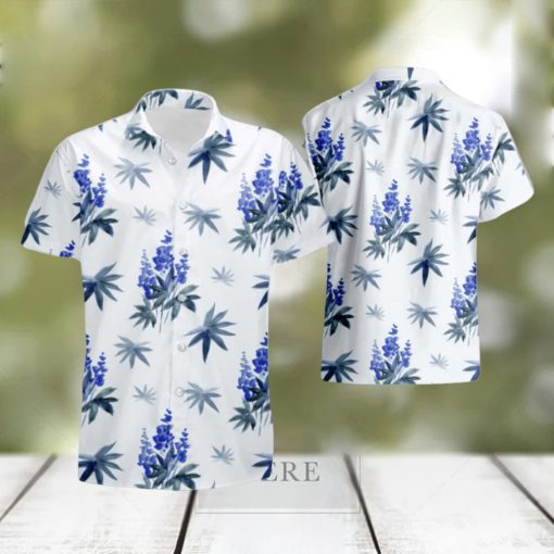 Amazing Blue Bonnet Hawaiian Shirt