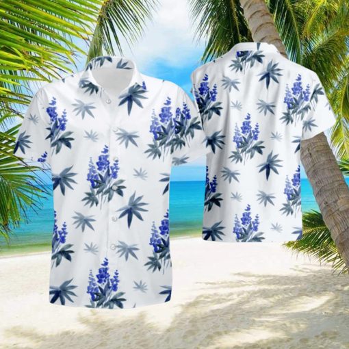 Amazing Blue Bonnet Hawaiian Shirt