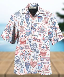 America Independence Day Fourth Of July Cool Art Hawaiian Shirt