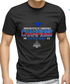 American Athletic Conderence Champions SMU Mustangs 2023 T Shirt