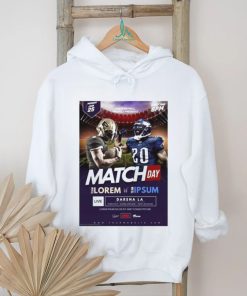 American Football Match Lorem Vs Team Ipsum Poster Shirt, hoodie, sweater, long sleeve and tank top American Football Match Lorem Vs Team Ipsum Poster Shirt