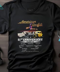 American Graffiti Mel’s Drive in 51st Anniversary 1973 – 2024 Thank You For The Memories T Shirt