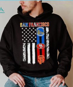 American flag San Francisco all sports team shirt