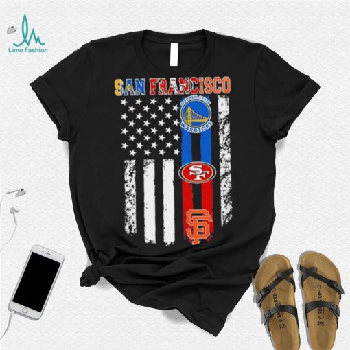 American flag San Francisco all sports team shirt