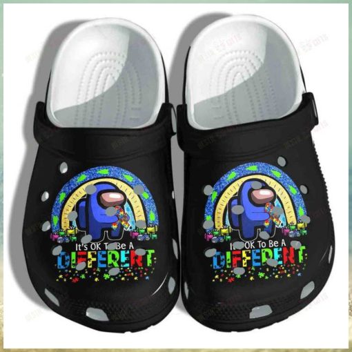 Among Us Autism Ok To Be A Different Crocs Classic Clogs Shoes