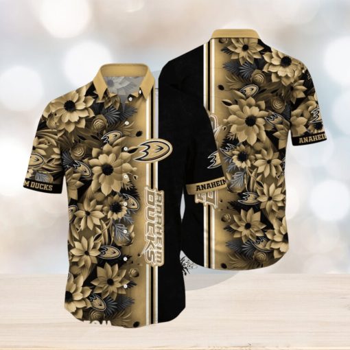 Anaheim Ducks NHL Flower Hawaiian Shirt Best Gift For Fans