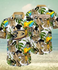 Anaheim Ducks NHL Flower Hawaiian Shirt Best Gift Idea For Fans