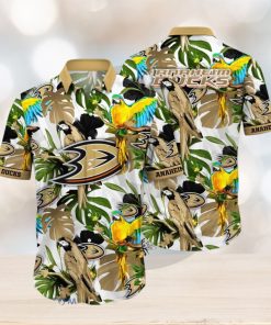 Anaheim Ducks NHL Flower Hawaiian Shirt Best Gift Idea For Fans