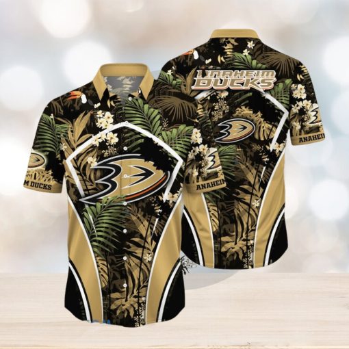 Anaheim Ducks NHL Flower Hawaiian Shirt Impressive Gift For Fans