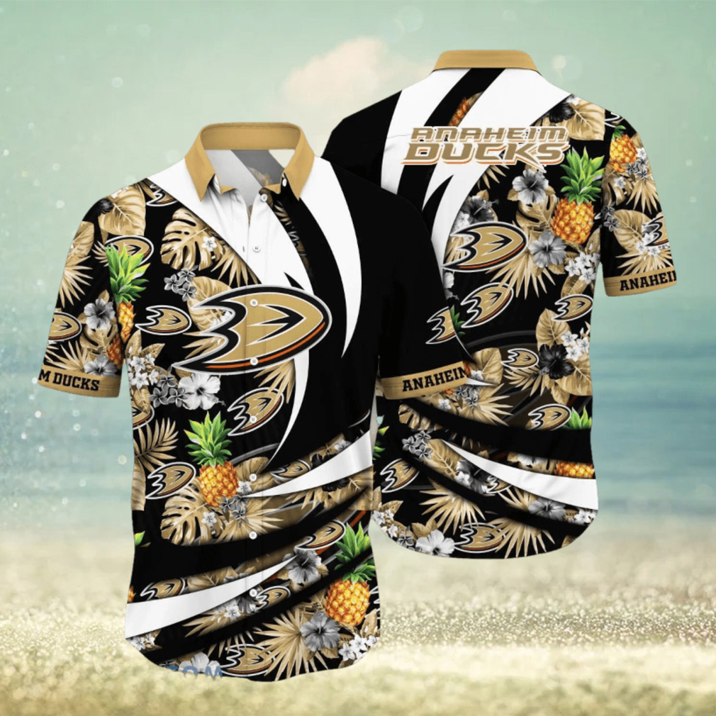 Anaheim Ducks NHL Flower Hawaiian Shirt Special Gift For Fans Anaheim Ducks NHL Flower Hawaiian Shirt Special Gift For Fans