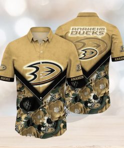 Anaheim Ducks NHL Flower Hawaiian Shirt Special Gift For Loyal Fans
