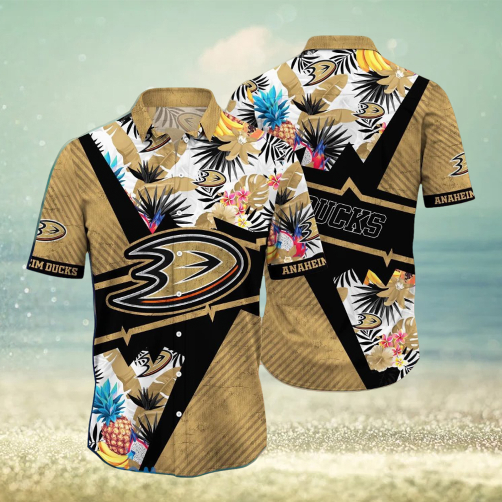 Anaheim Ducks NHL Flower Hawaiian Shirt Special Gift For True Fans Anaheim Ducks NHL Flower Hawaiian Shirt Special Gift For True Fans