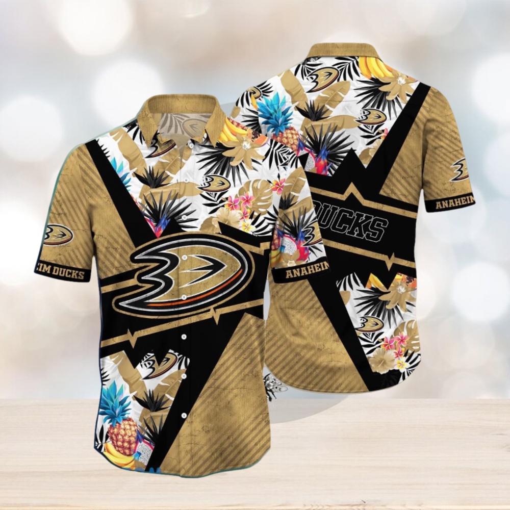 Anaheim Ducks NHL Flower Hawaiian Shirt Special Gift For True Fans Anaheim Ducks NHL Flower Hawaiian Shirt Special Gift For True Fans