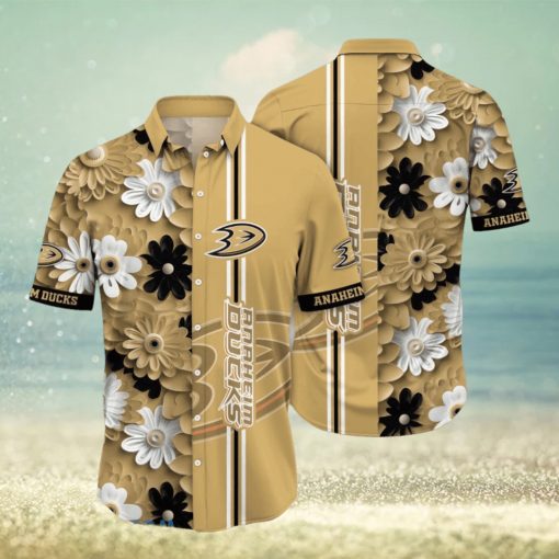 Anaheim Ducks NHL Flower Hawaiian Shirt Summer Football Best Gift For Fans