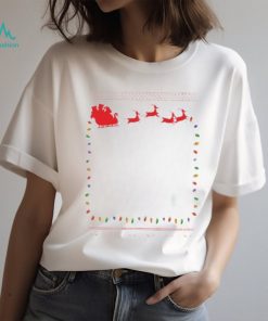 And why is the carpet all wet todd Santa reindeer ugly Christmas shirt