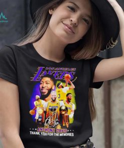 Anthony Davis Star Of Los Angeles Lakers Signature Thank You For The Memories T Shirt