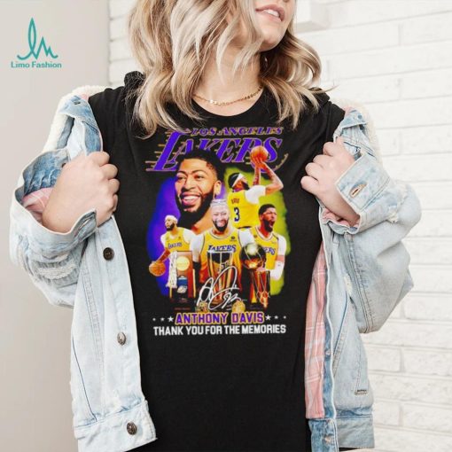 Anthony Davis Star Of Los Angeles Lakers Signature Thank You For The Memories T Shirt