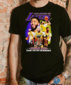 Anthony Davis Star Of Los Angeles Lakers Signature Thank You For The Memories T Shirt