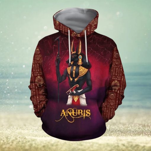 Anubis 3d All Over Print Hoodie