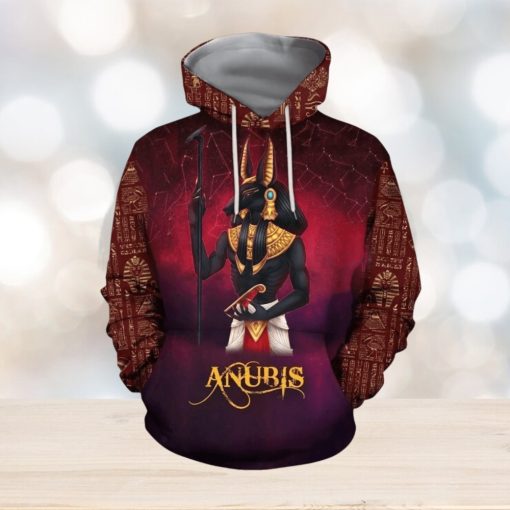 Anubis 3d All Over Print Hoodie