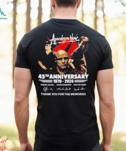 Apocalypse Now 45th Anniversary 1979 – 2024 Thank You For The Memories T Shirt