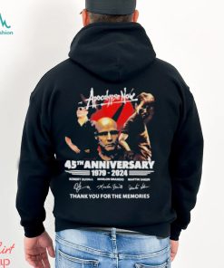 Apocalypse Now 45th Anniversary 1979 – 2024 Thank You For The Memories T Shirt, hoodie, sweater, long sleeve and tank top Apocalypse Now 45th Anniversary 1979 – 2024 Thank You For The Memories T Shirt