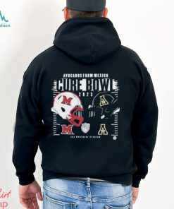 Appalachian State Mountaineers vs Miami RedHawks Helmet Avocados From Mexico Cure Bowl 2023 Logo T Shirt, hoodie, sweater, long sleeve and tank top Appalachian State Mountaineers vs Miami RedHawks Helmet Avocados From Mexico Cure Bowl 2023 Logo T Shirt