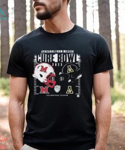 Appalachian State Mountaineers vs Miami RedHawks Helmet Avocados From Mexico Cure Bowl 2023 Logo T Shirt, hoodie, sweater, long sleeve and tank top Appalachian State Mountaineers vs Miami RedHawks Helmet Avocados From Mexico Cure Bowl 2023 Logo T Shirt