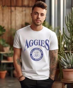 Arched Logo Lockup Slub Tee North Carolina A&T University Shirt