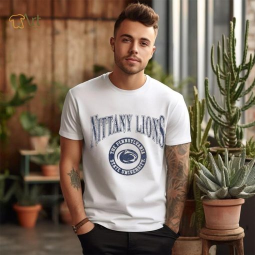 Arched Logo Lockup Slub Tee Penn State University Shirt