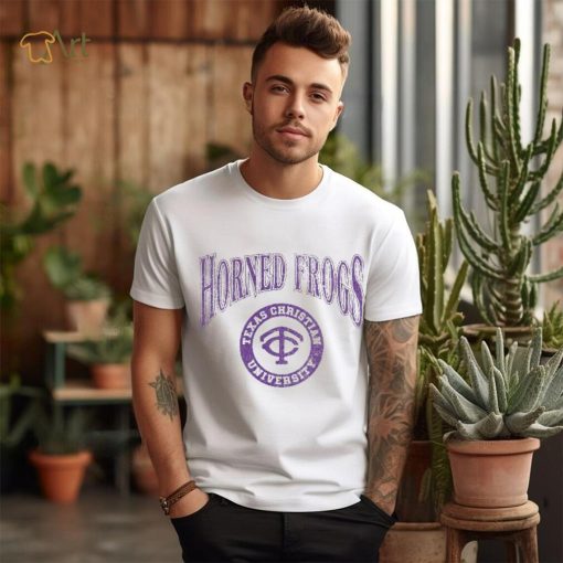 Arched Logo Lockup Slub Tee Texas Christian University Shirt